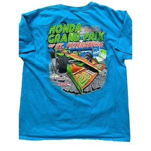 Honda Grand Prix of St. Petersburg Florida 2011 T-Shirt Mens L-XL Blue Y2K Racin